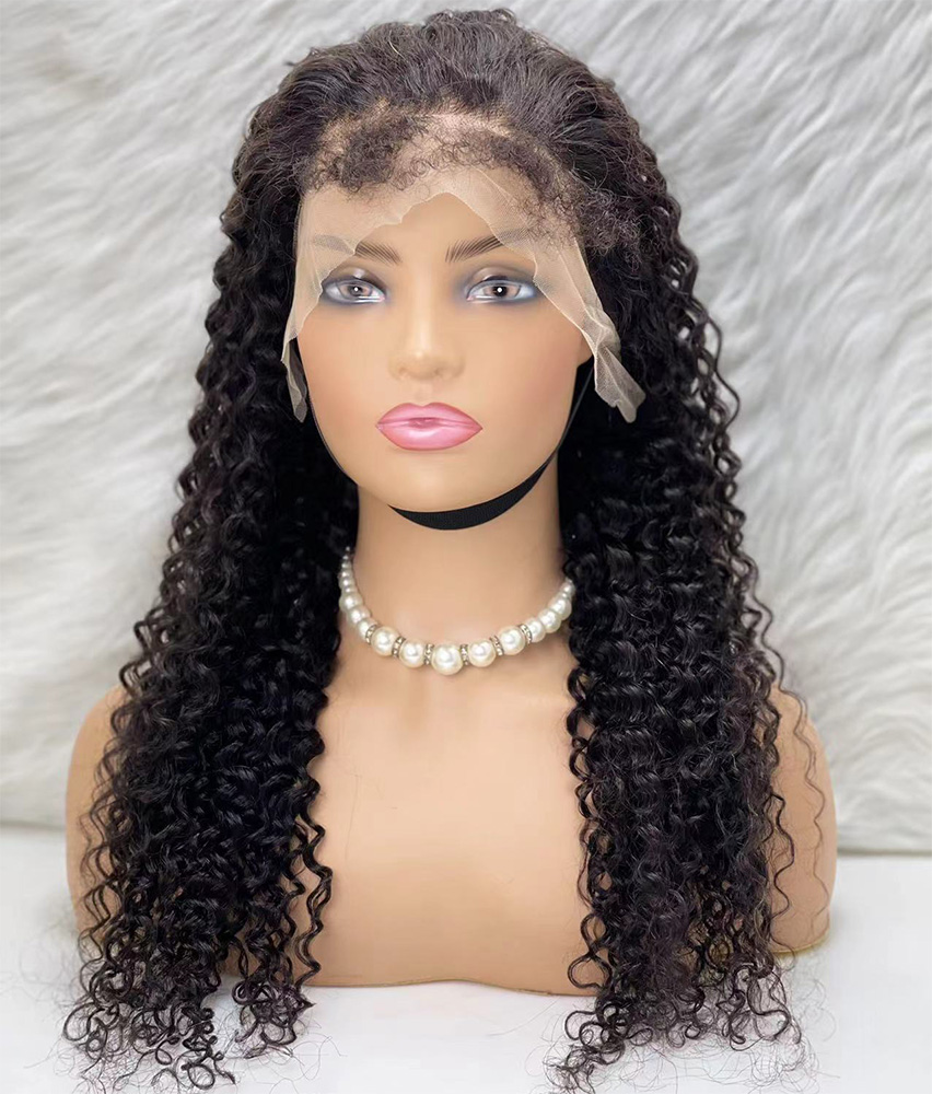 Gerçek Front Lace Tül Peruk - Su Dalgası - Doğal 65-70cm - Görsel 2