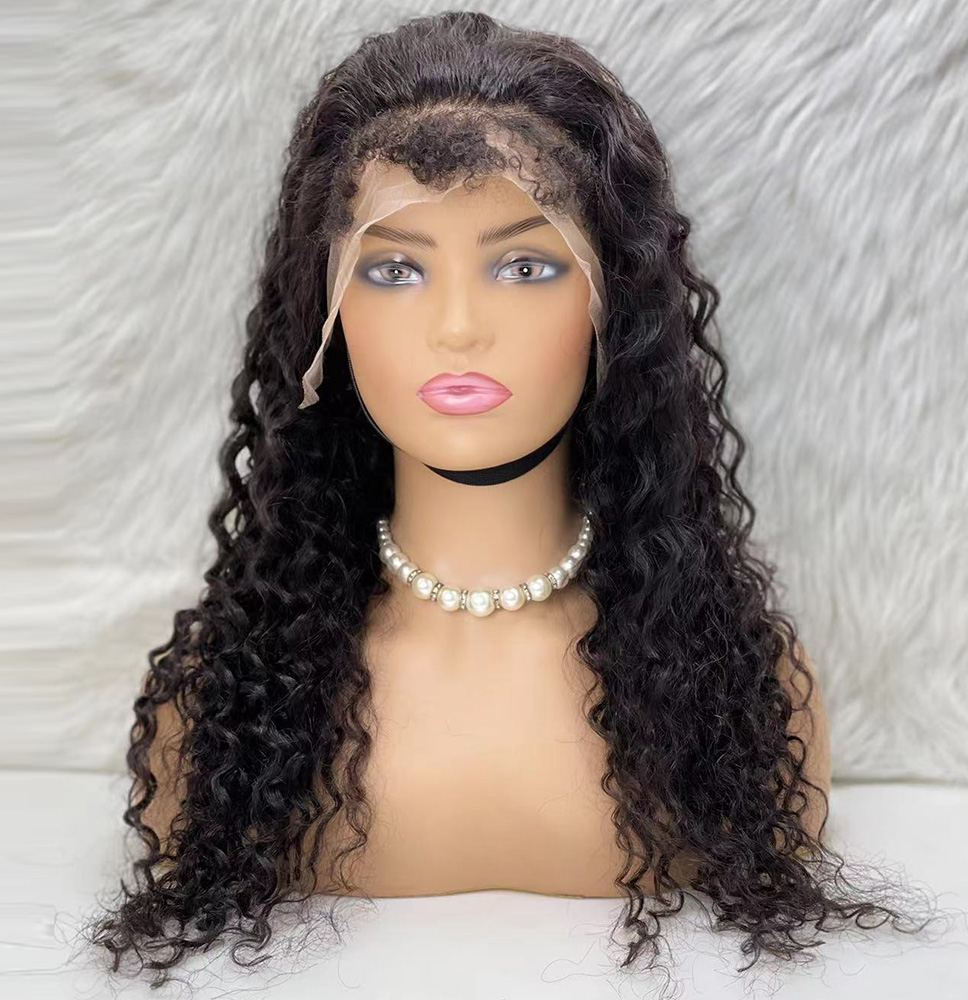 Gerçek Front Lace Tül Peruk - Kabarık Afro - Doğal 65-70cm - Görsel 2