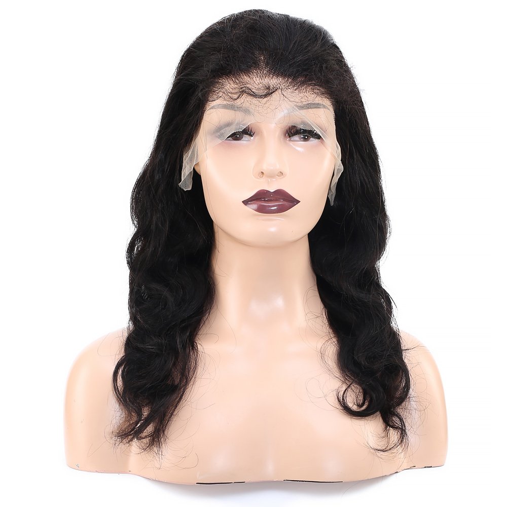 Front Lace Gerçek Tül Peruk Dalgalı - Doğal - 55-60cm - Görsel 2