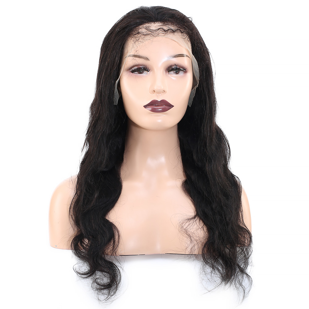 Front Lace Gerçek Tül Peruk Dalgalı - Doğal - 65-70cm - Görsel 2