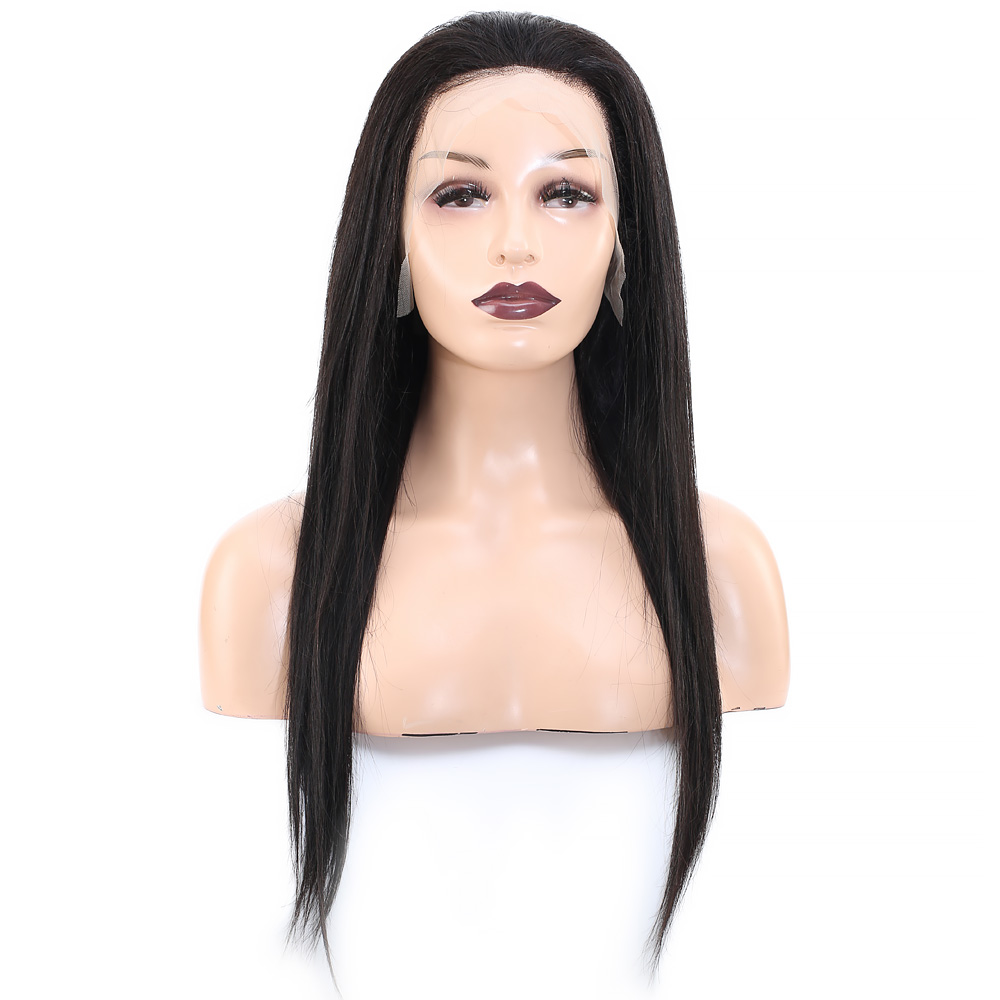 Front Lace Gerçek Tül Peruk Düz - Doğal - 60-65cm - Görsel 2