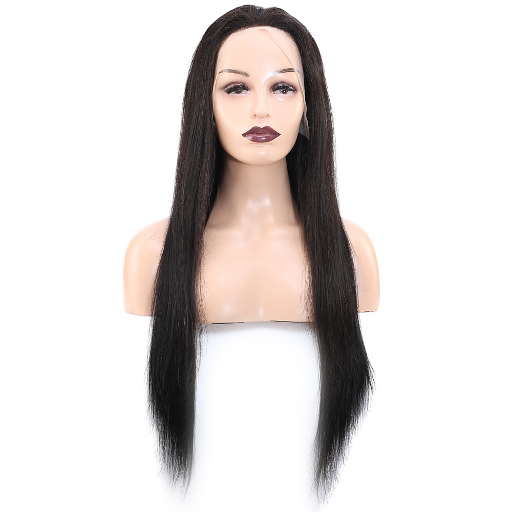 Front Lace Gerçek Tül Peruk Düz - Doğal - 70-75cm - Görsel 2
