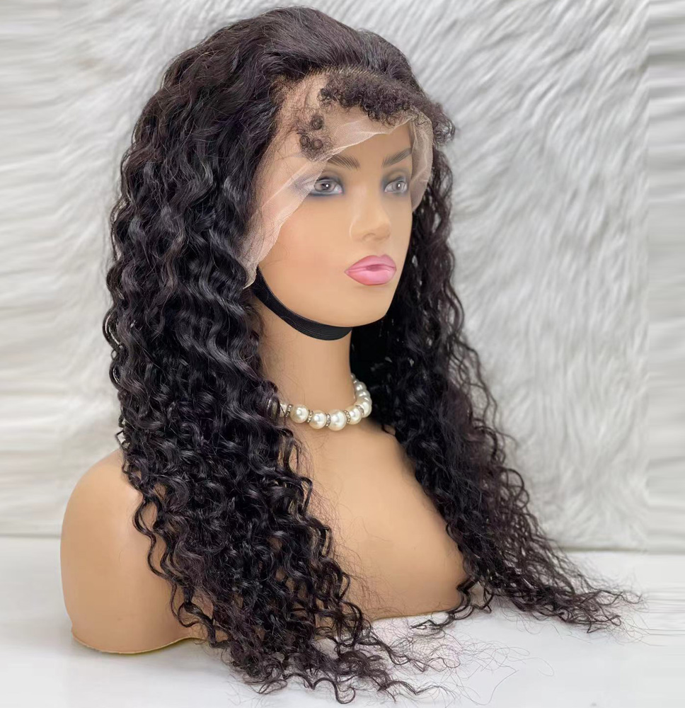 Gerçek Front Lace Tül Peruk - Kabarık Afro - Doğal 65-70cm - Görsel 3