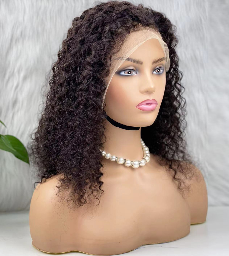 Gerçek Front Lace Tül Peruk - Kabarık Dalga - Doğal 50-55cm - Görsel 3