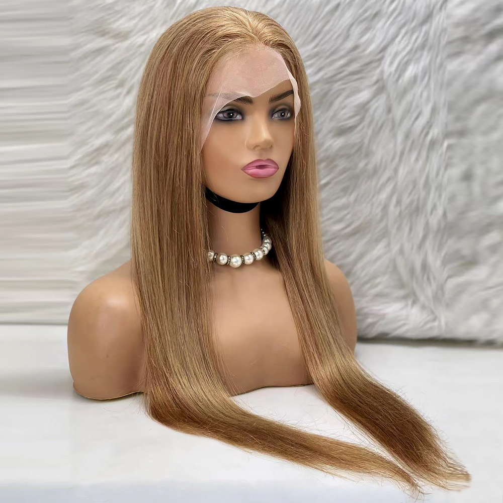 Düz Front Lace Gerçek Tül Peruk - Balköpüğü - 70-75cm - Görsel 3