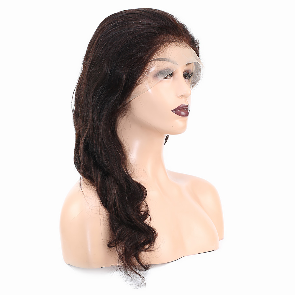 Dalgalı Front Lace Gerçek Tül Peruk - Doğal - 60-65cm - Görsel 2
