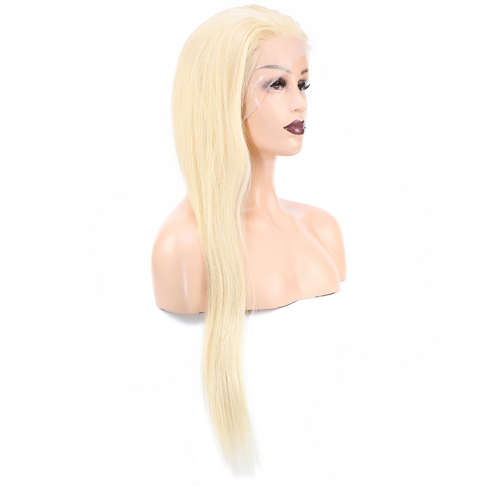 Gerçek Front Lace Tül Peruk - Platin - 70-75 cm - Görsel 2