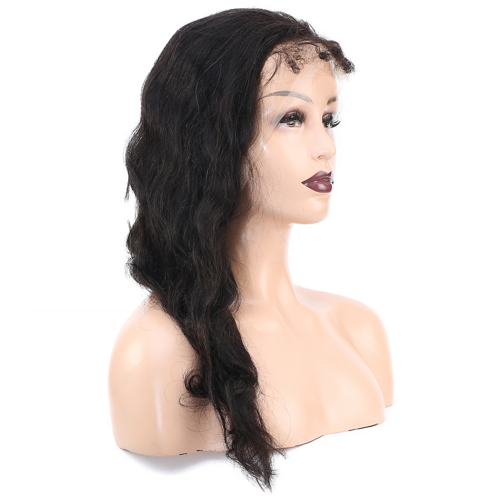 Front Lace Gerçek Tül Peruk Dalgalı - Doğal - 60-65cm - Görsel 3