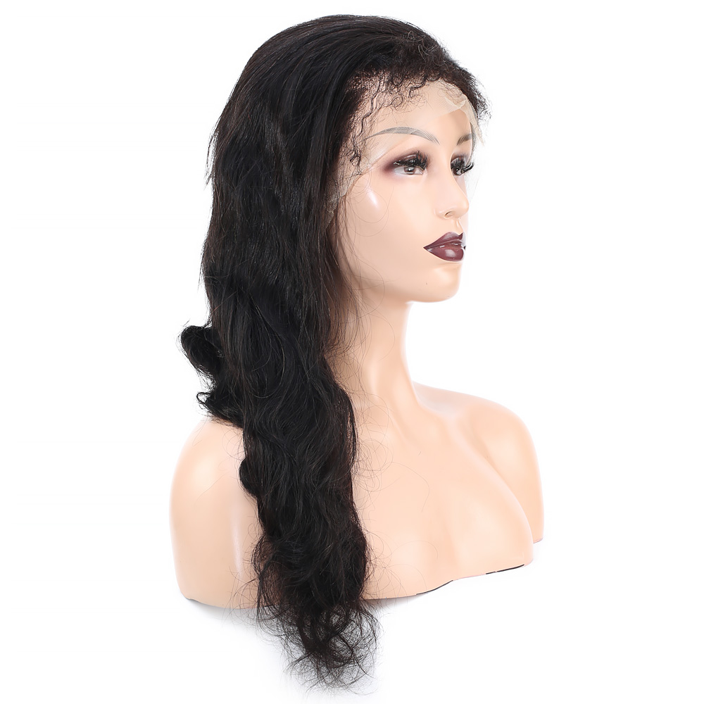 Front Lace Gerçek Tül Peruk Dalgalı - Doğal - 65-70cm - Görsel 3