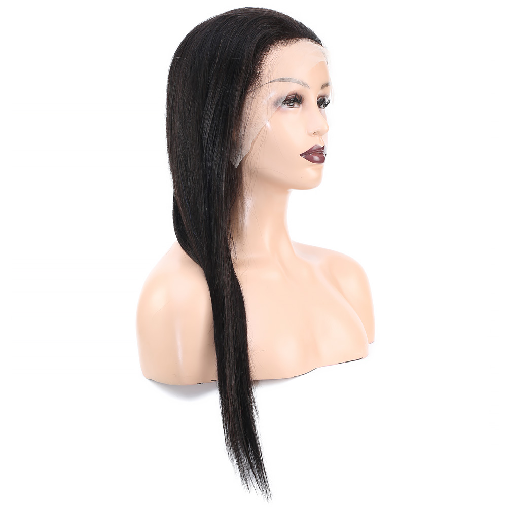 Front Lace Gerçek Tül Peruk Düz - Doğal - 60-65cm - Görsel 3