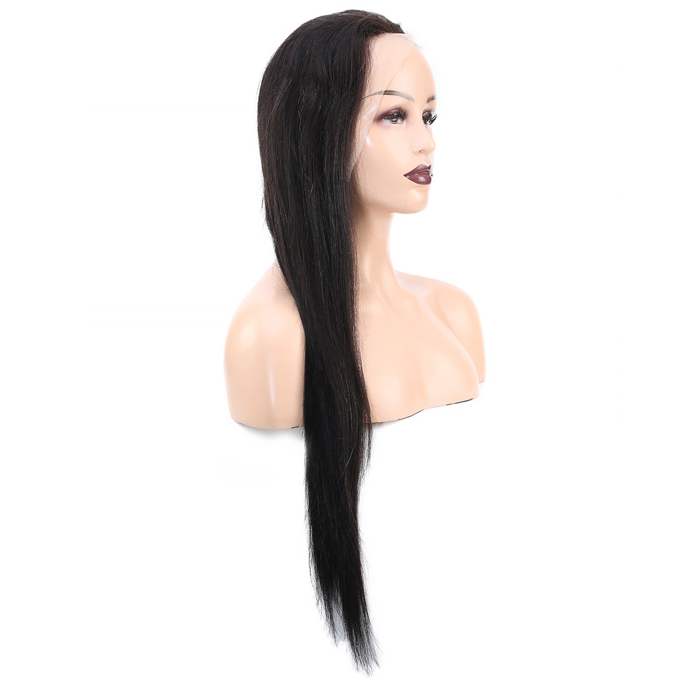 Front Lace Gerçek Tül Peruk Düz - Doğal - 70-75cm - Görsel 3