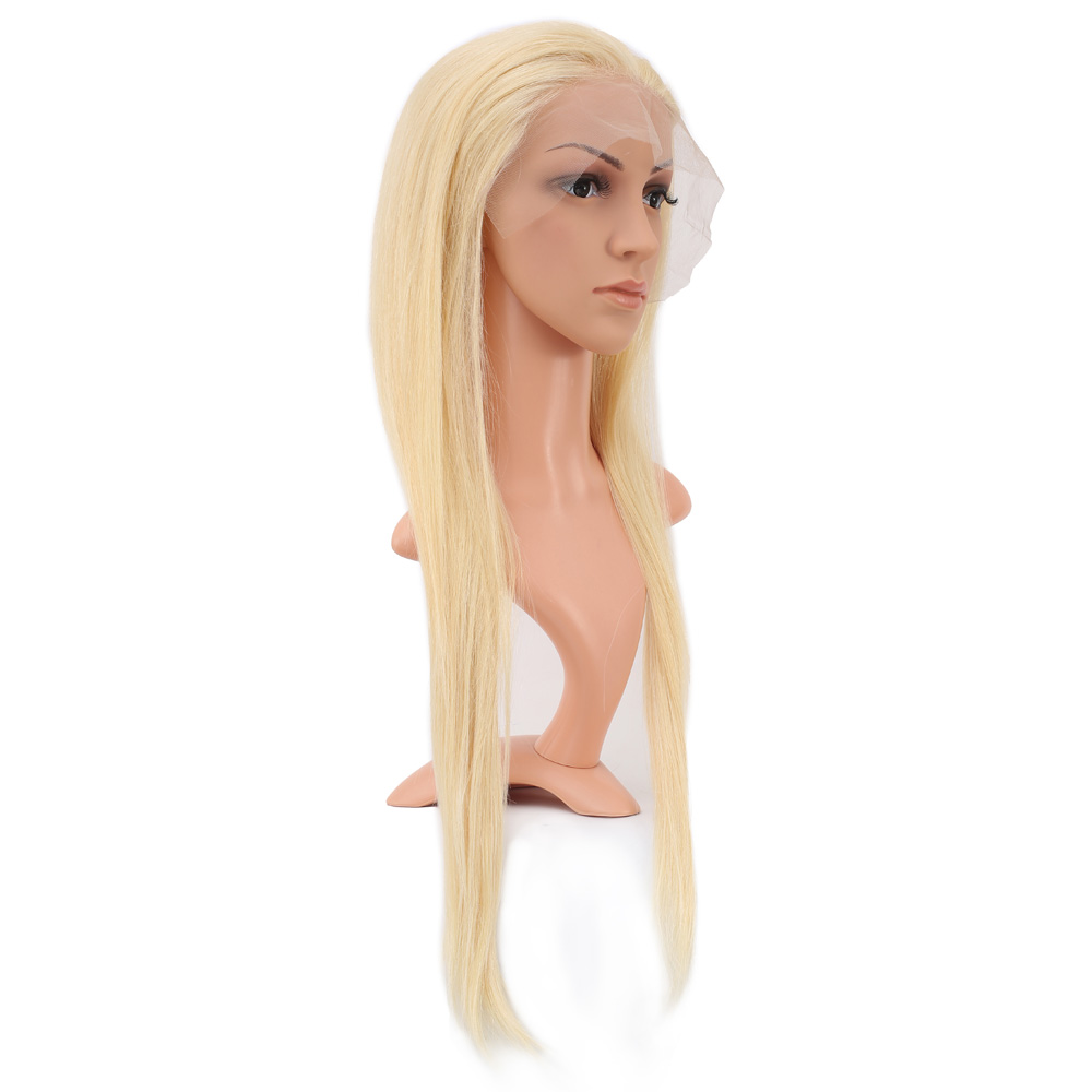 Gerçek Front Lace Düz Platin Tül Peruk - 70-75cm - Görsel 2