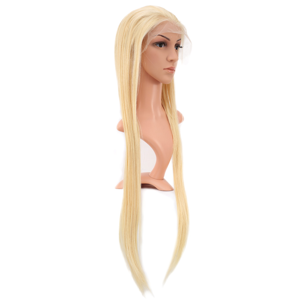 Gerçek Front Lace Düz Platin Tül Peruk - 85-90cm - Görsel 2