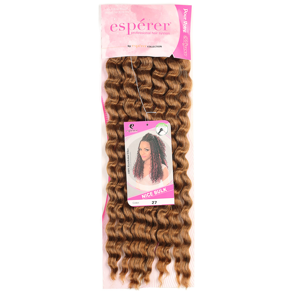 Nice Bulk Afro Su Dalgası Saç - Karamel - Görsel 2