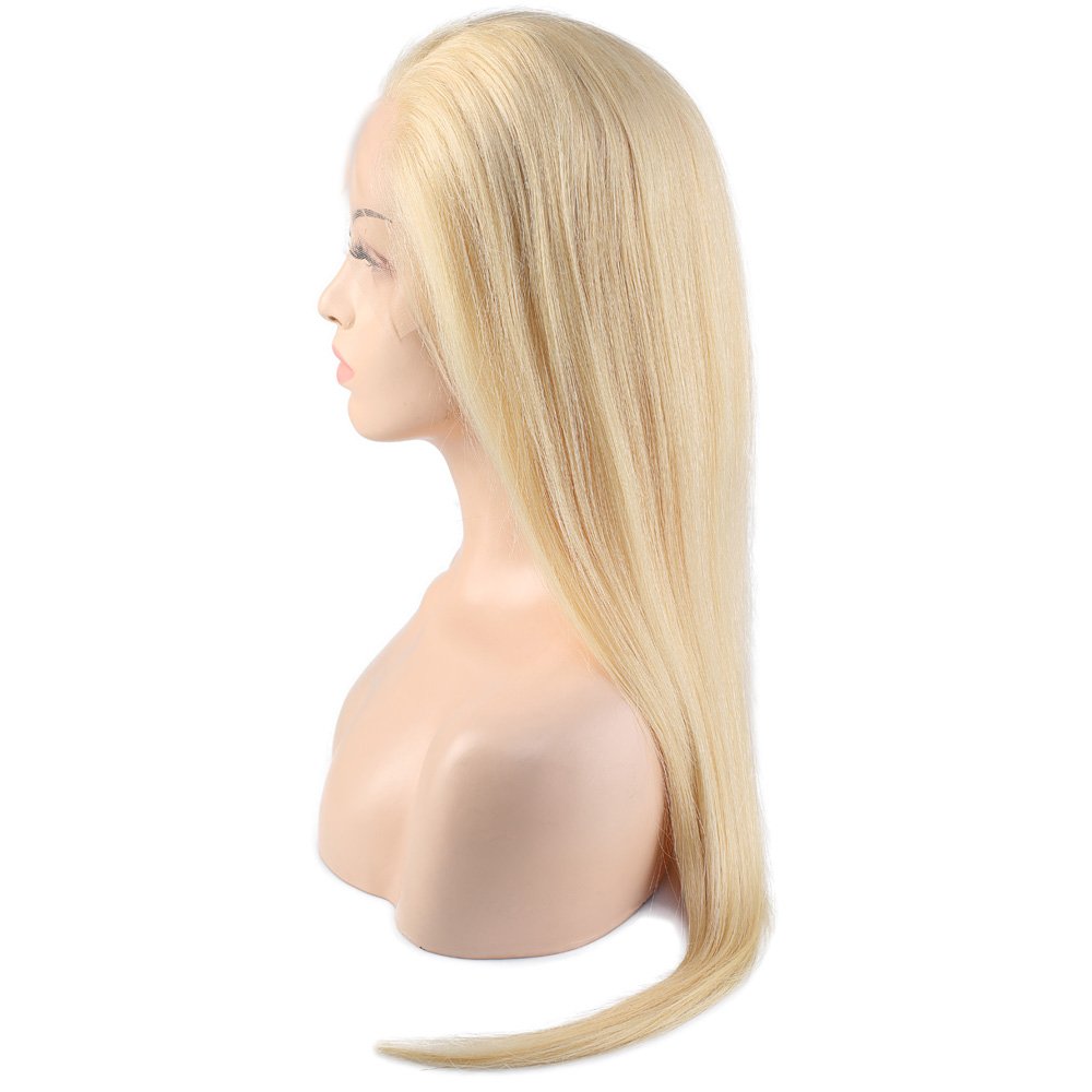 Gerçek Front Lace Platin Tül Peruk - 80-85cm - Görsel 3