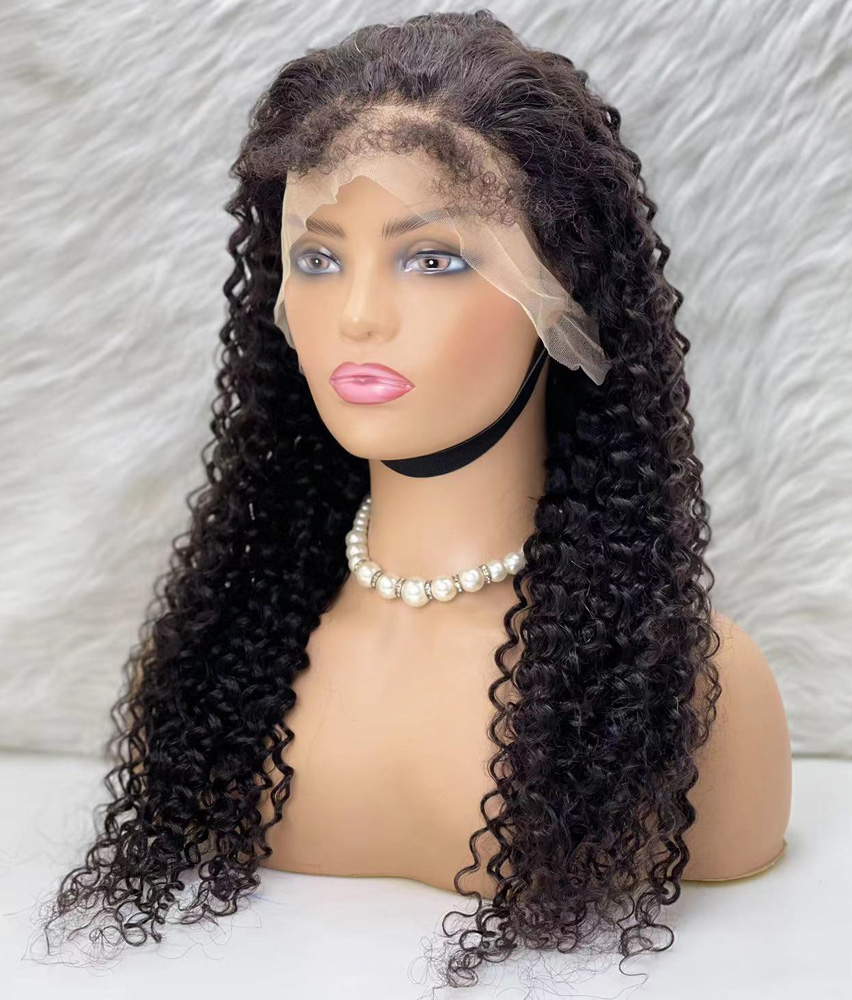 Gerçek Front Lace Tül Peruk - Su Dalgası - Doğal 70-75cm - Görsel 3