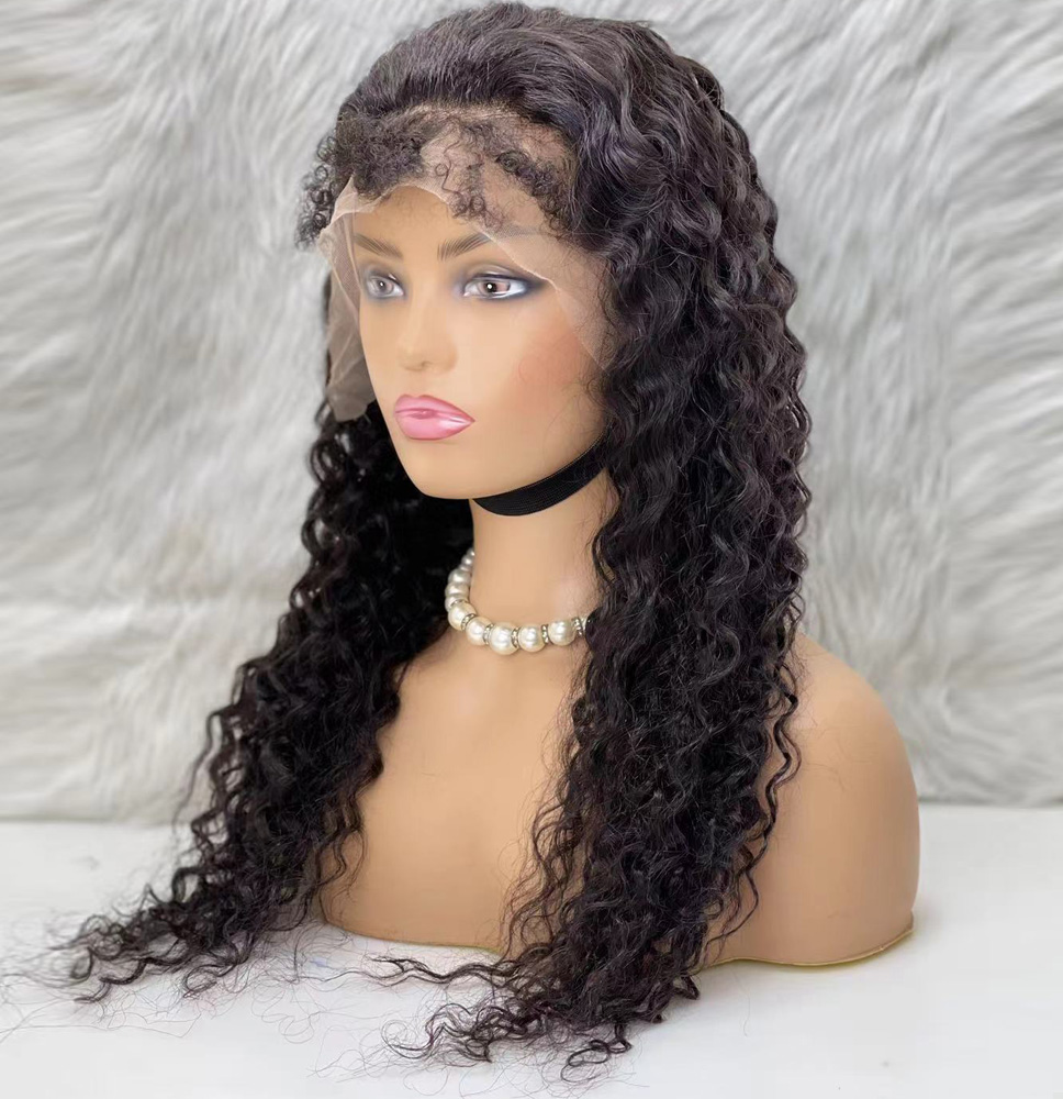 Gerçek Front Lace Tül Peruk - Kabarık Afro - Doğal 65-70cm - Görsel 4