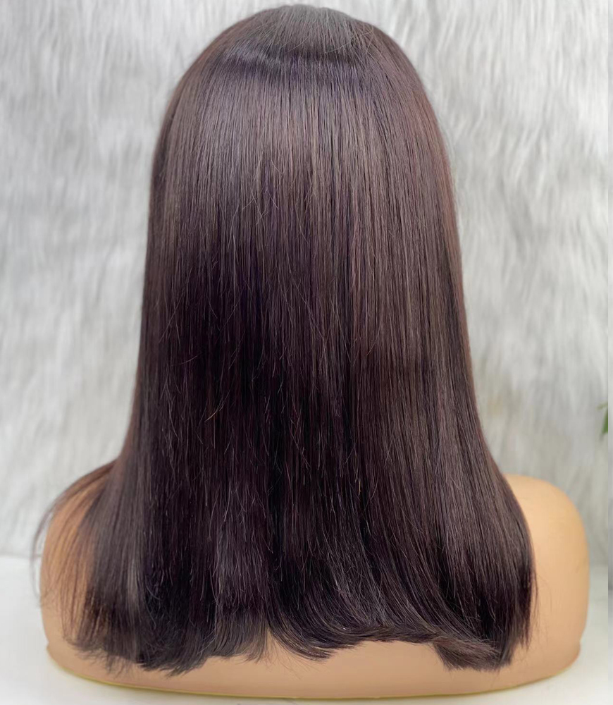 Gerçek Front Lace Tül Peruk - Düz - Doğal 50-55cm - Görsel 3