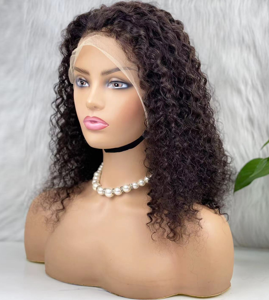 Gerçek Front Lace Tül Peruk - Kabarık Dalga - Doğal 50-55cm - Görsel 4