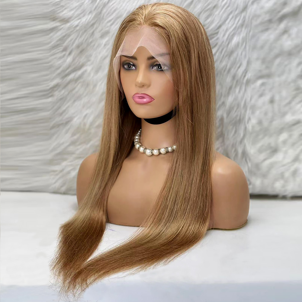 Düz Front Lace Gerçek Tül Peruk - Balköpüğü - 70-75cm - Görsel 4