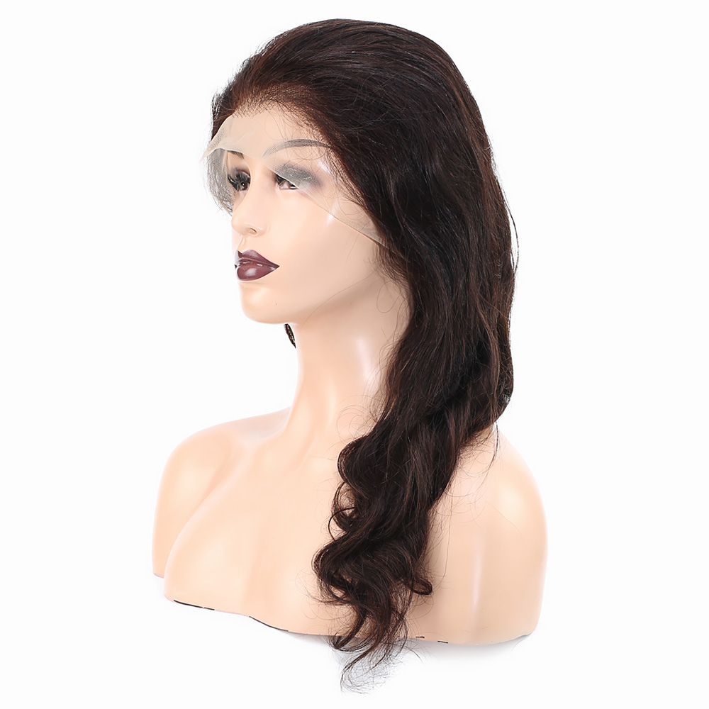 Dalgalı Front Lace Gerçek Tül Peruk - Doğal - 60-65cm - Görsel 3