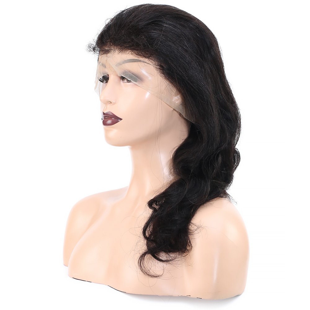 Front Lace Gerçek Tül Peruk Dalgalı - Doğal - 55-60cm - Görsel 4