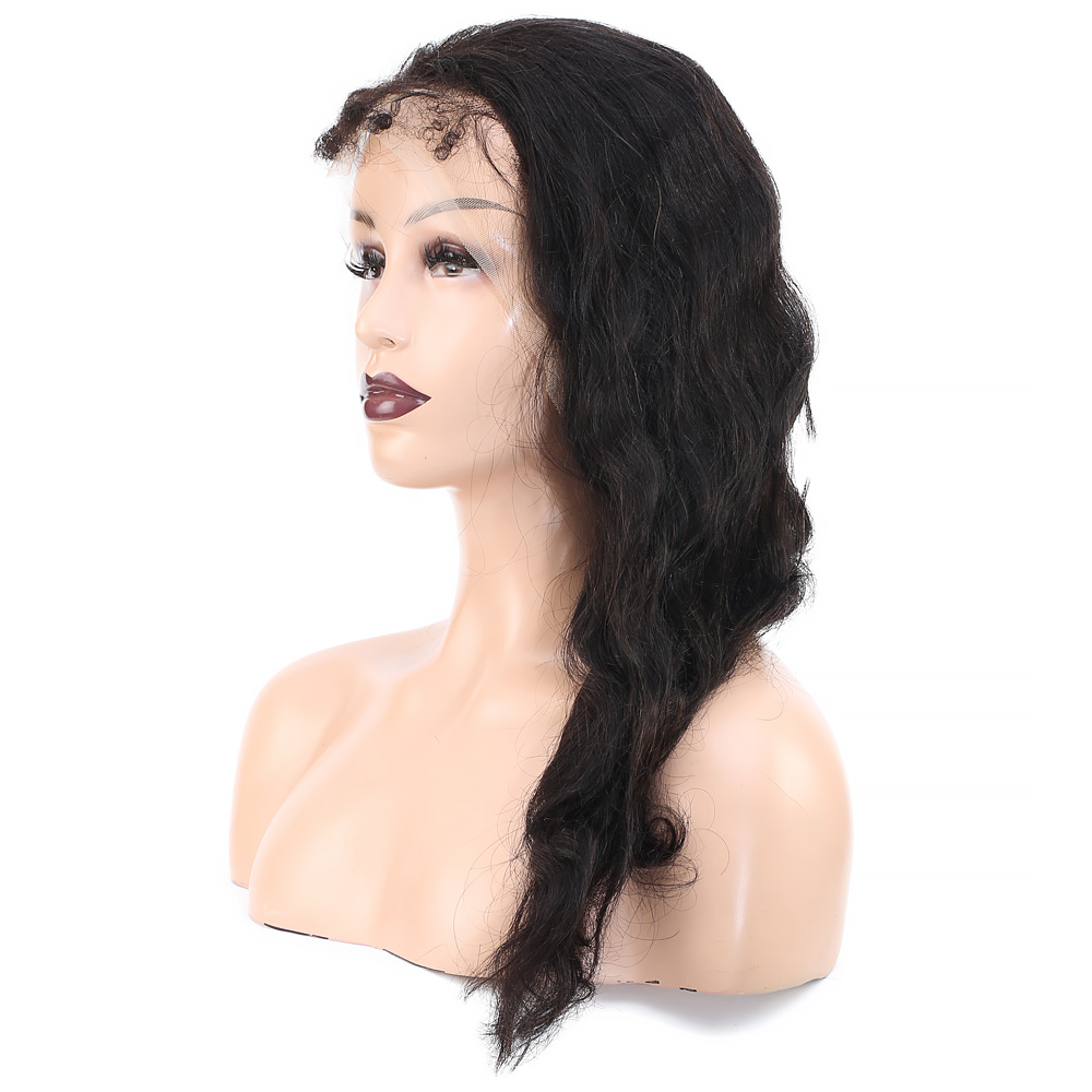Front Lace Gerçek Tül Peruk Dalgalı - Doğal - 60-65cm - Görsel 4