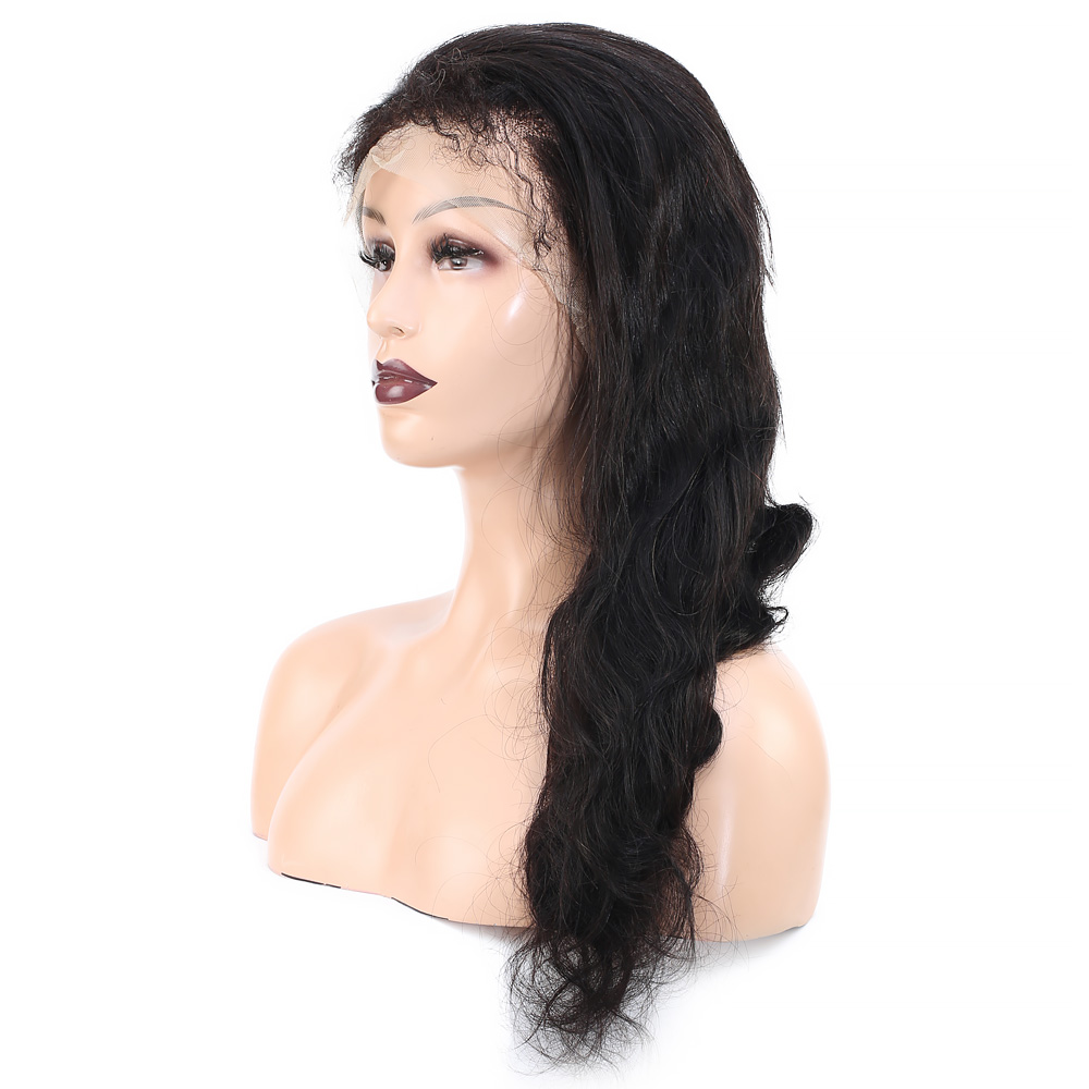 Front Lace Gerçek Tül Peruk Dalgalı - Doğal - 65-70cm - Görsel 4