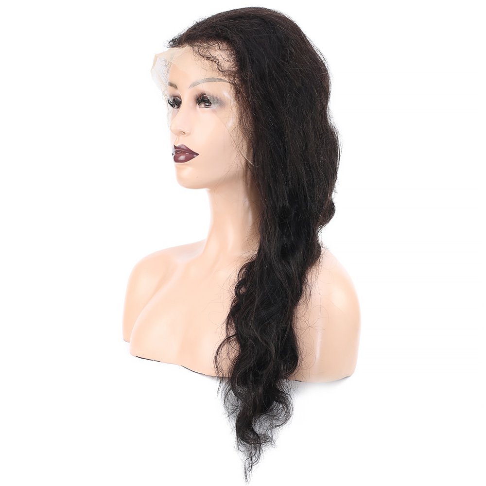 Front Lace Gerçek Tül Peruk Dalgalı - Doğal - 70-75cm - Görsel 4