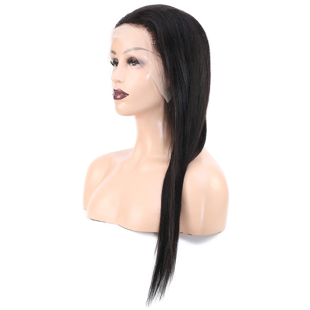 Front Lace Gerçek Tül Peruk Düz - Doğal - 60-65cm - Görsel 4