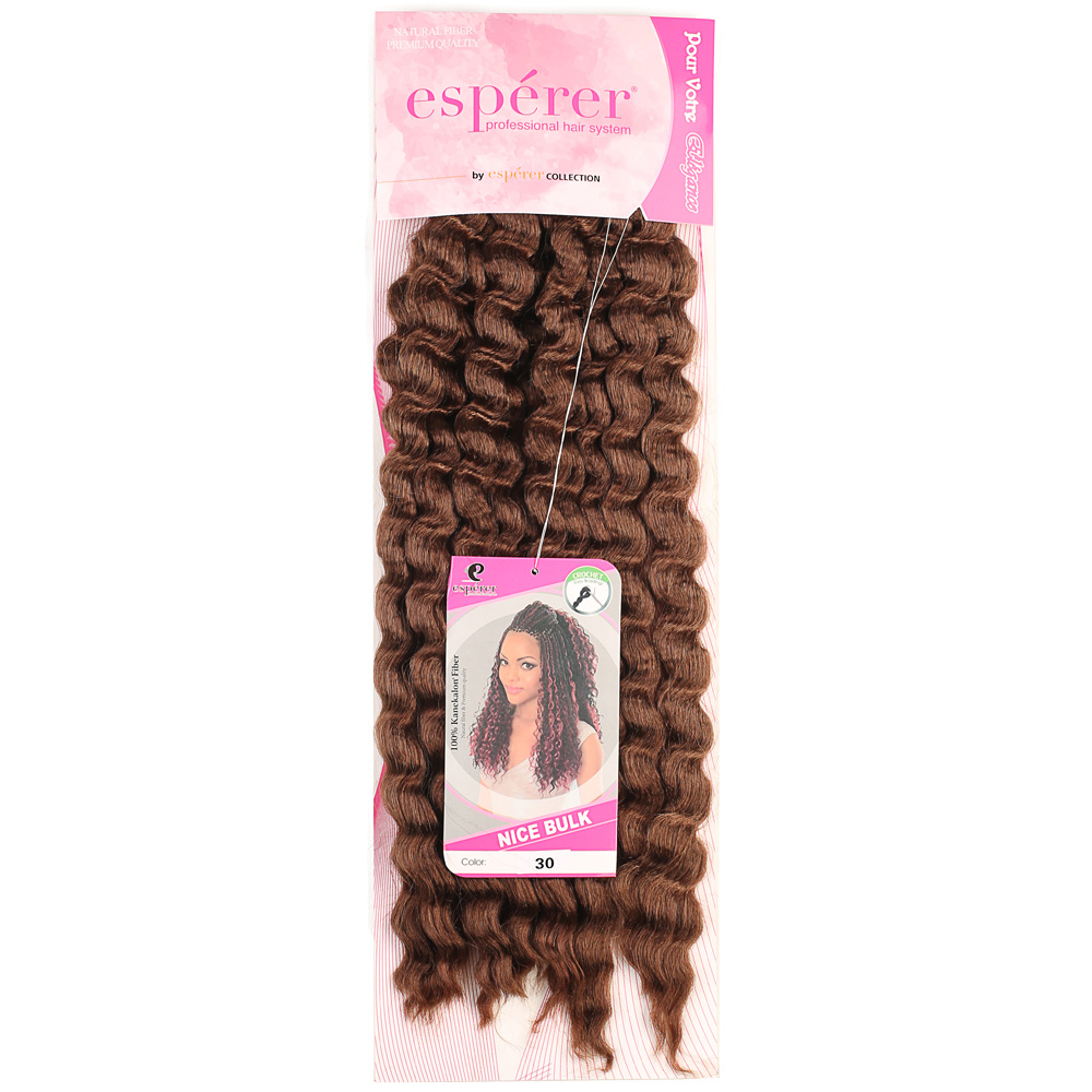 Nice Bulk Afro Su Dalgası Saç - Bakır - Görsel 2