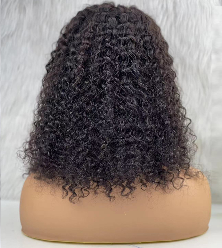 Gerçek Front Lace Tül Peruk - Kabarık Dalga - Doğal 50-55cm - Görsel 5