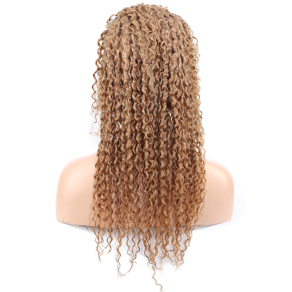 Afro Dalga Front Lace Gerçek Tül Peruk - Balköpüğü - 60-65cm - Görsel 4
