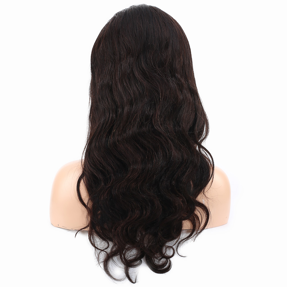 Dalgalı Front Lace Gerçek Tül Peruk - Doğal - 60-65cm - Görsel 4