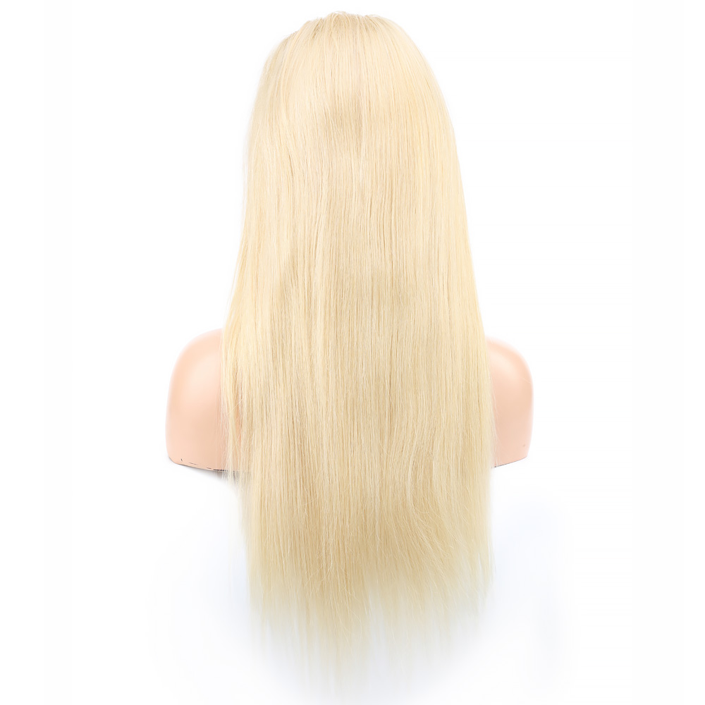 Gerçek Front Lace Tül Peruk - Platin - 60-65cm - Görsel 4