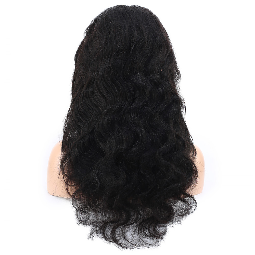 Front Lace Gerçek Tül Peruk Dalgalı - Doğal - 65-70cm - Görsel 5