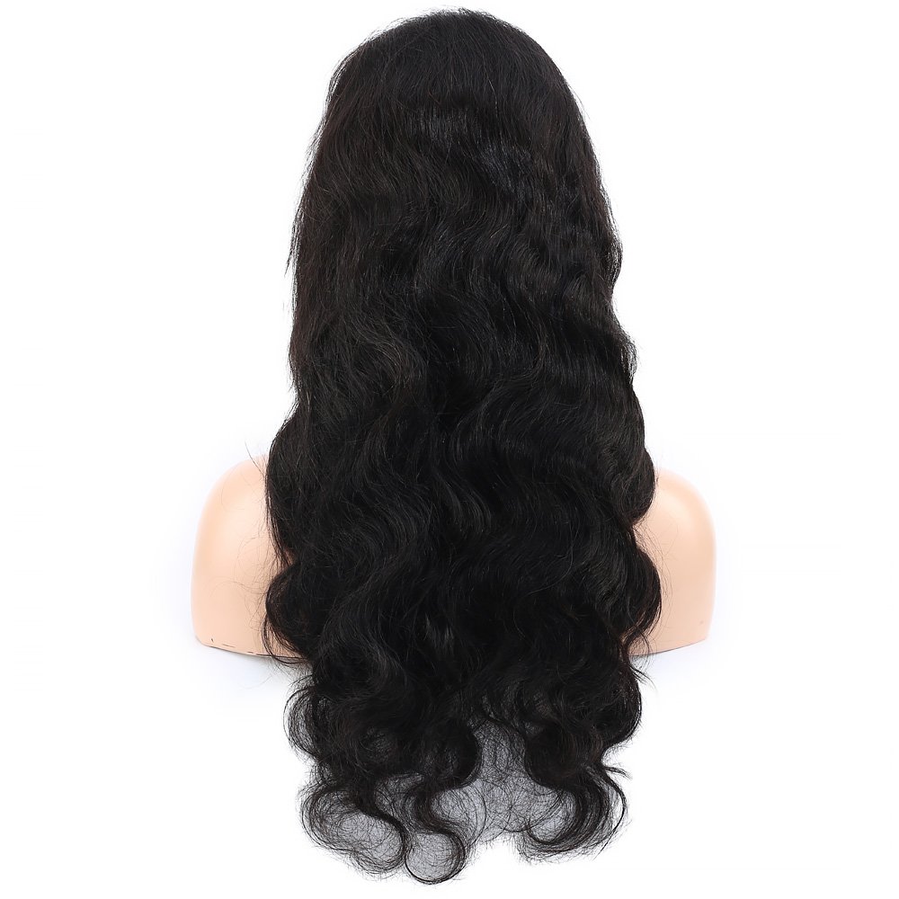Front Lace Gerçek Tül Peruk Dalgalı - Doğal - 70-75cm - Görsel 5