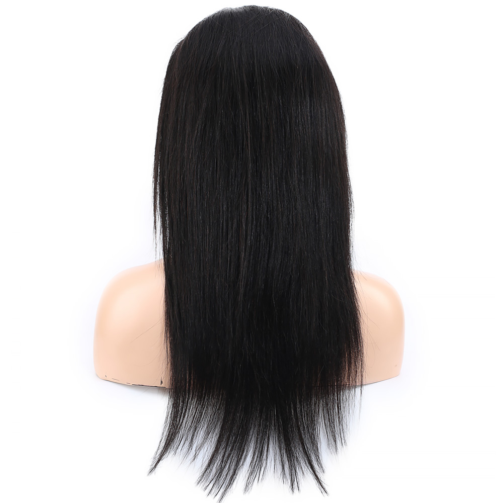 Front Lace Gerçek Tül Peruk Düz - Doğal - 55-60cm - Görsel 5