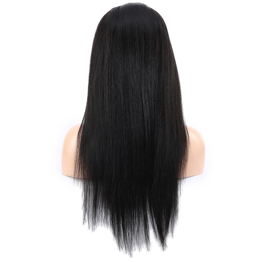 Front Lace Gerçek Tül Peruk Düz - Doğal - 60-65cm - Görsel 5