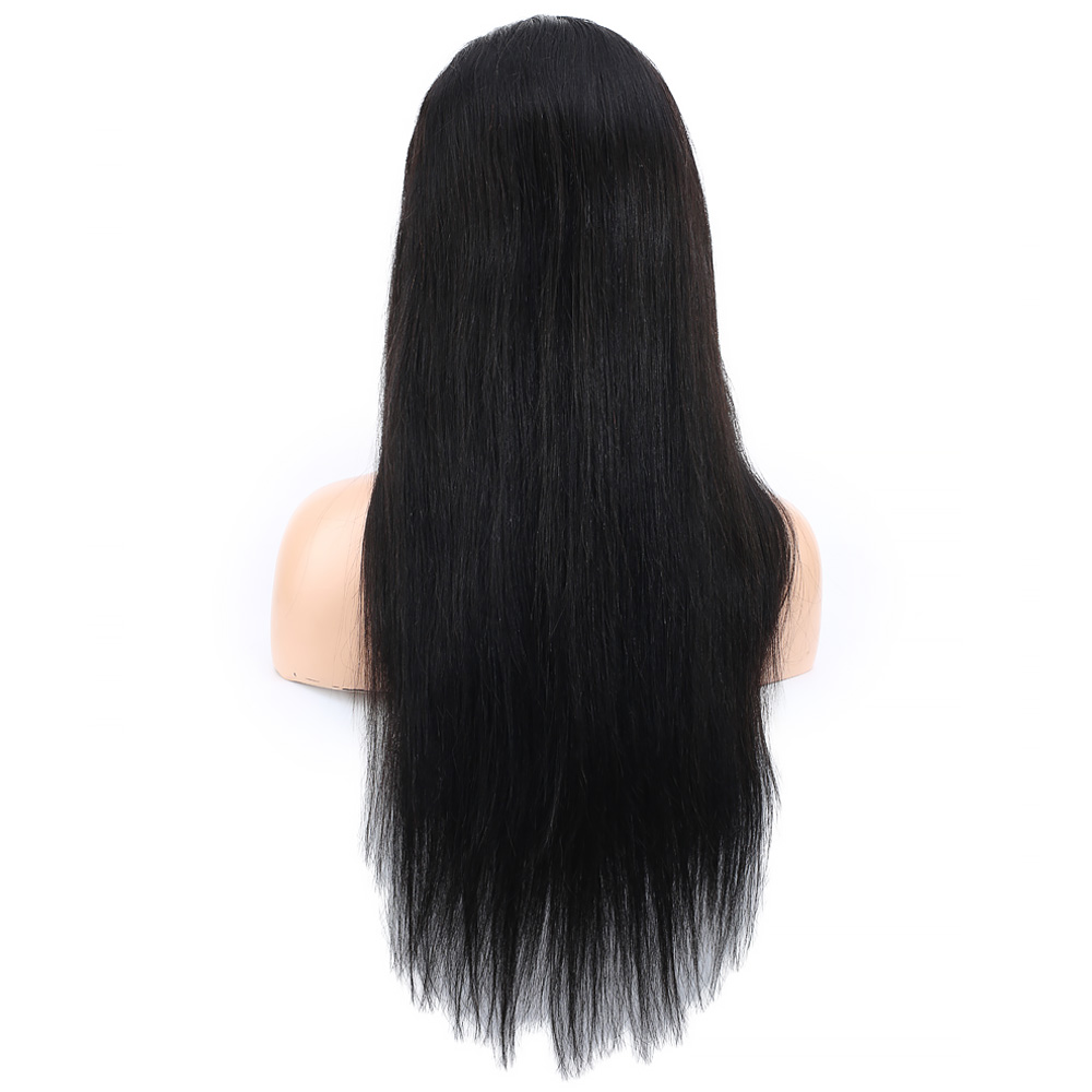 Front Lace Gerçek Tül Peruk Düz - Doğal - 65-70cm - Görsel 5