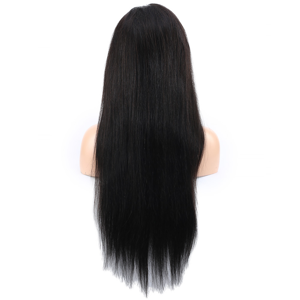 Front Lace Gerçek Tül Peruk Düz - Doğal - 70-75cm - Görsel 5