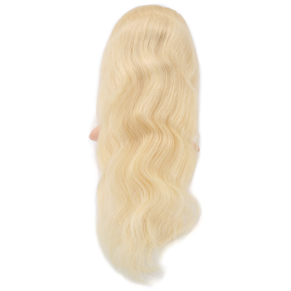 Gerçek Front Lace Dalgalı Platin Tül Peruk - 65-70cm - Görsel 4