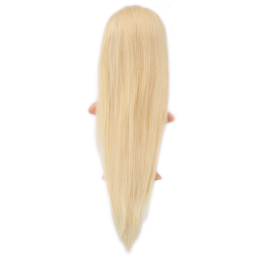 Gerçek Front Lace Düz Platin Tül Peruk - 70-75cm - Görsel 4