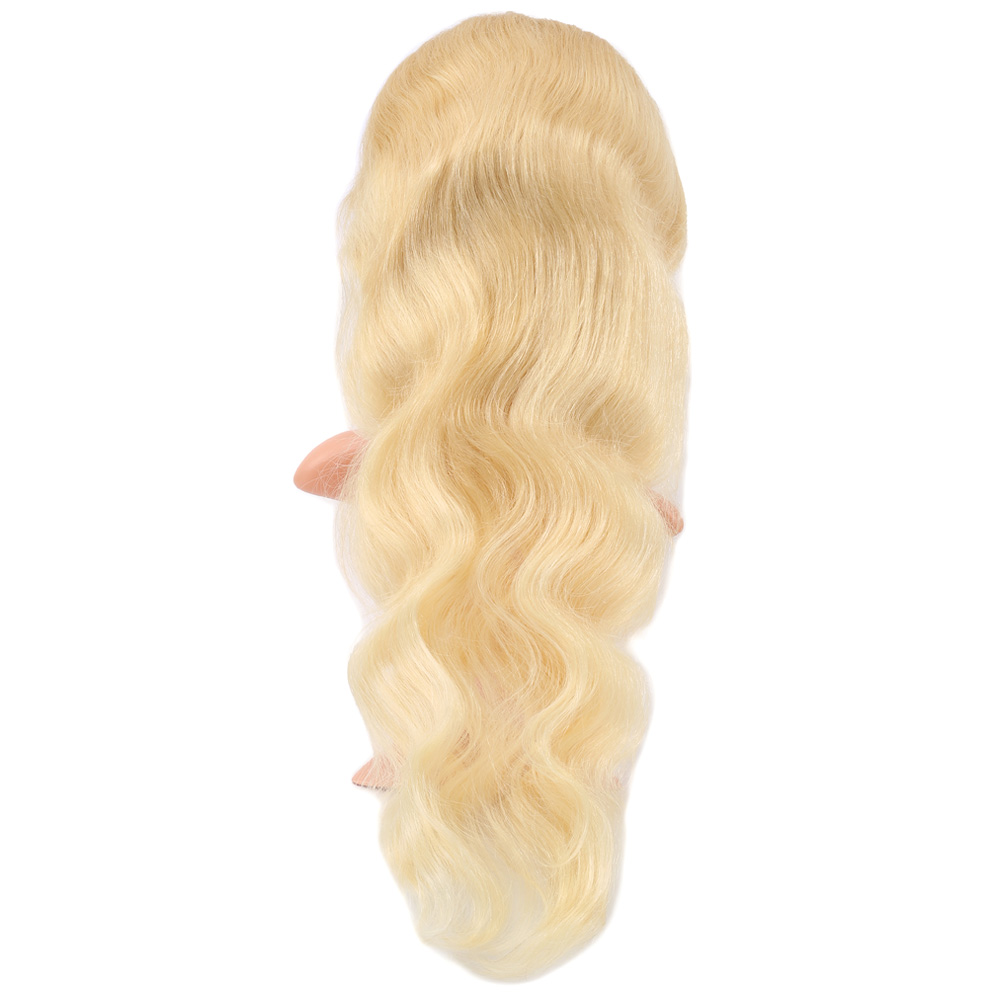 Gerçek Front Lace Dalgalı Platin Tül Peruk - 75-80cm - Görsel 4