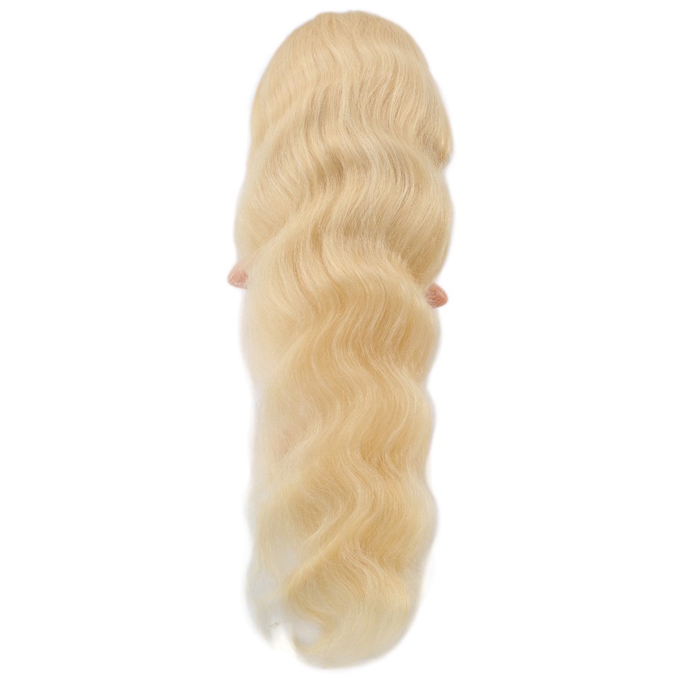 Gerçek Front Lace Dalgalı Platin Tül Peruk - 85-90cm - Görsel 4