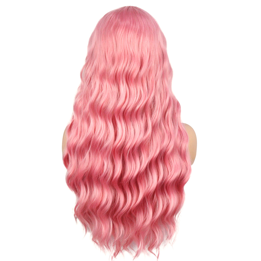 Pembe Dalgalı Tül Peruk - Görsel 5