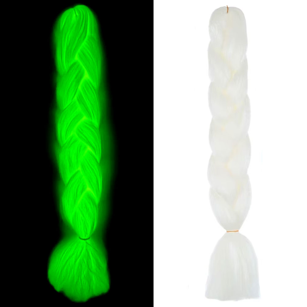Fosforlu Neon Örgülük Saç Esperer 100 Gr. - Beyaz