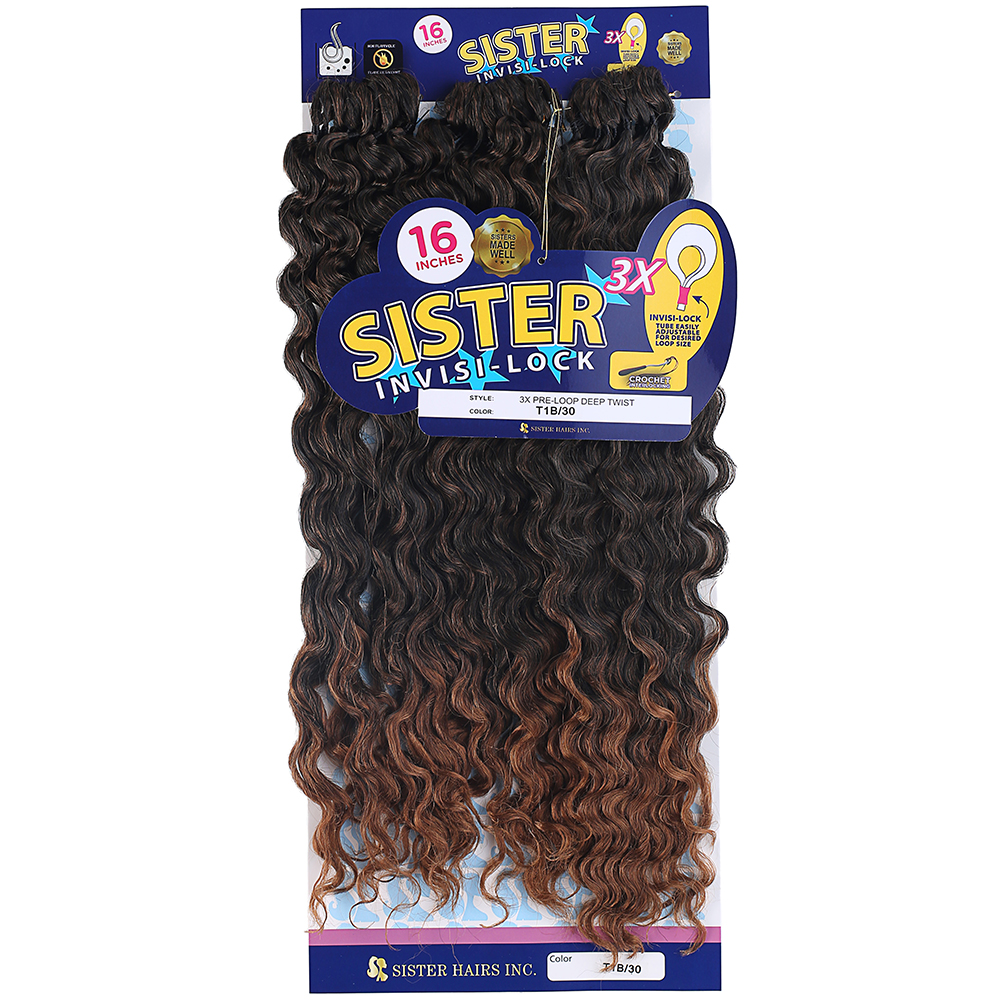 Sister Afro Dalgası Saç-Siyah Kahve Ombreli 1/30 - Görsel 3