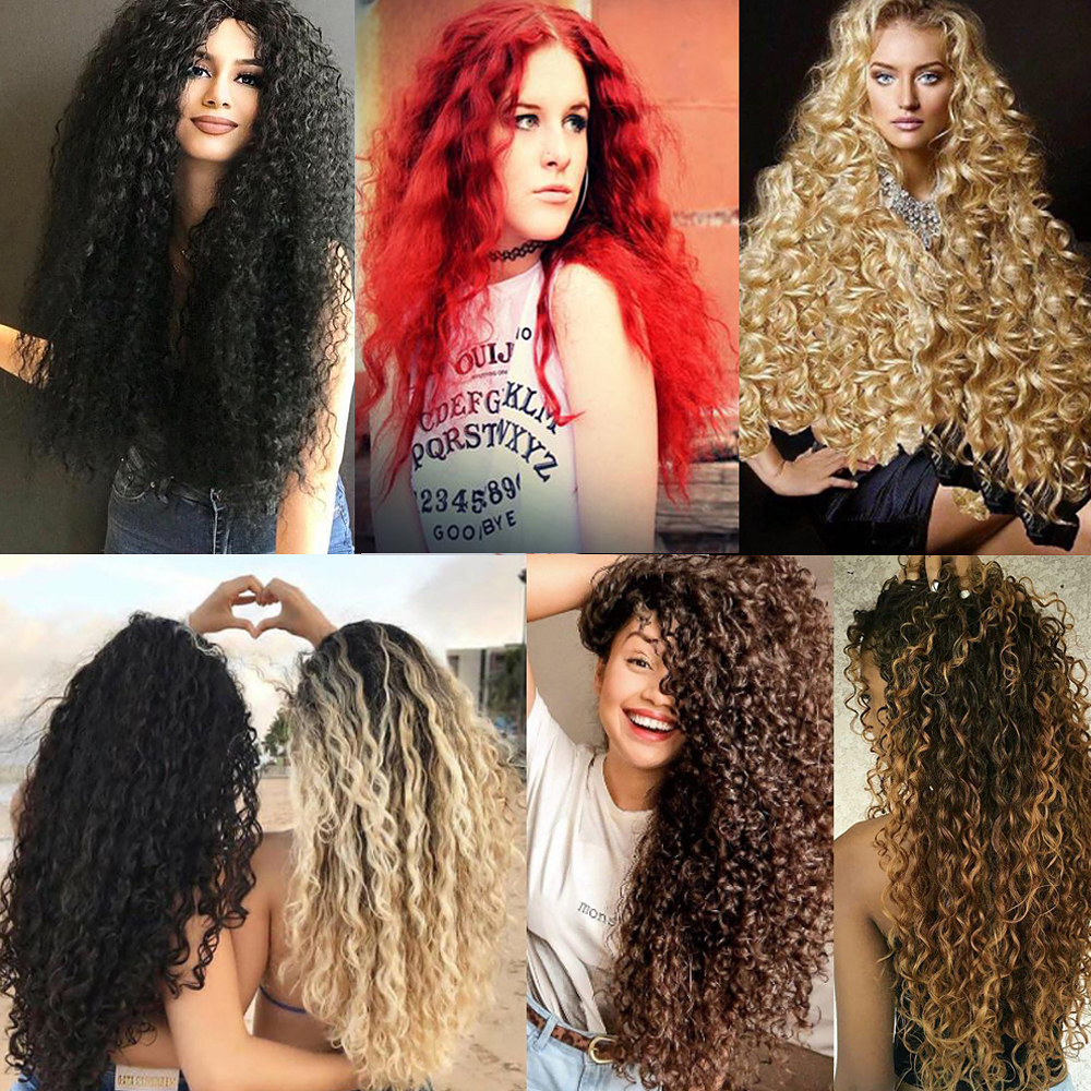 Fiber Sentetik Kabarık Dalgalı 8 Parça Çıt Çıt - Siyah - Görsel 4