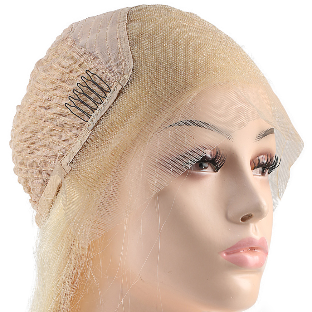 Gerçek Front Lace Platin Tül Peruk - 65-70cm - Görsel 5